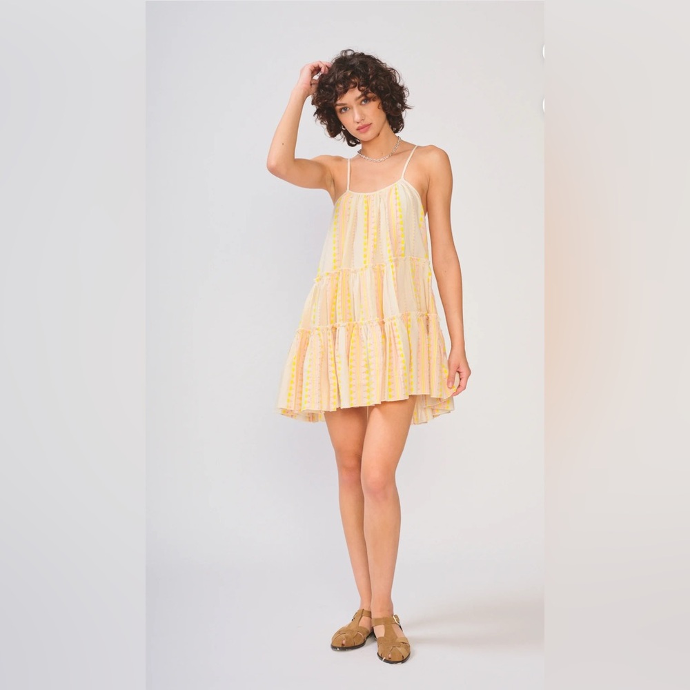 Dra- Nathalia Dress In Dawn Stripe